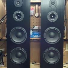 4 Driver 3 Way Floor Standing Tower Speaker Altavoces Parlantes Cajas