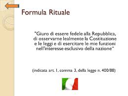 Giuro di essere fedele alla repubblica italiana e di osservare lealmente la costituzione. il popolo, solo sulla carta risulta essere il fulcro della repubblica. Il Governo Ppt Video Online Scaricare