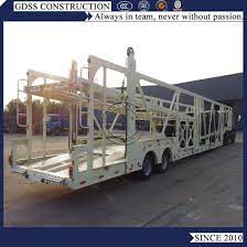 China 2 Single Wheeler Axles Hydraulic System Car Carrier Transport Trailer China Car Carrier Trailer Car Carrier Semi Trailer