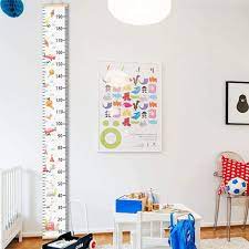 They can have a shape of ruler which be hagn on the walls or fixed on the tape or be wall stickers. Children Height Chart Growth Wall Chart Kids Growth Chart For Kids Bedroom Nursery Wall Decorations B Amazon Co Uk Baby