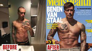 this is how I trained Headhunterz to be on the Men's Health cover - YouTube