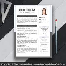 It starts with a professional cv. Modern And Simple Resume Cv Template For Ms Word Curriculum Vitae Professional Cv Format Teacher Resume Format 1 2 3 Page Resume Template Instant Download Resumedesignco Com