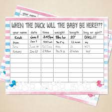 Maybe you would like to learn more about one of these? Maternity Pregnancy Products 2 Personalised Baby Shower Guess The Date Weight Game Customised Baby Essentials