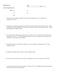 Below are 9 working coupons for ideal gas equation worksheet from reliable websites that we have updated for users to get maximum savings. Ideal Gas Law Worksheet