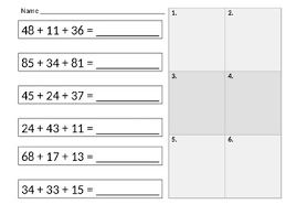 Students should understand that they are adding tens and ones. 2 Digit Addition Horizontal Worksheets Teaching Resources Tpt