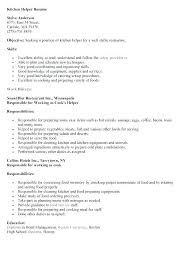 Resume Examples Kitchen Helper Resume Templates