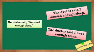 The reporting is done by embedding the questions. Changing Direct Into Indirect Speech Youtube
