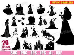 Maleficent svg file, disney descendants svg, by digital4u. Sleeping Beauty Bundle Svg Dxf Png Disney Princess Maleficent Cut