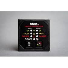 Gasoline fume detector & alarm. Xing2bbr Xintex G 2bb Gas Detector 2 Flush Mount Black Blower Contr