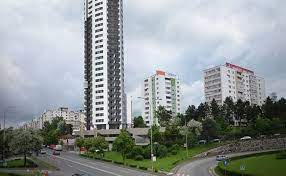 Sau pe cea mai înaltă clădire din cluj. West City Tower Cel Mai Inalt Bloc Din Romania Se ConstruieÈ™te La Cluj