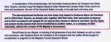 Posts and comments should be in english or malay. Is Sabah North Borneo Under Lease To Malaysia Or Been Sold Peso Reserve News