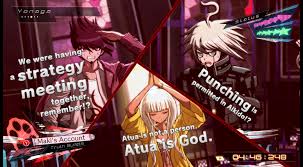 In the third chapter, when monokuma shows up while everyone is examining maki's lab, the students freak out and gonta tells everybody to get behind him. Danganronpa V3 Killing Harmony On Steam