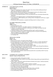 Mechanical Fitter Resume Samples Velvet Jobs