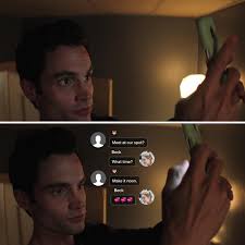 You On Instagram Joe S Face When Receiving Notifications Vs Joe S Face When He Actually Reads The Texts Tv Memes Netflix Quotes Funny Memes