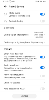 If you aren't sure if it's turned on or if you want to manually enable noise cancellation, you will have to turn off original sound. How To Enable Or Disable The Active Noise Cancellation Feature Huawei Support Saudi Arabia