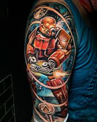 Let the creativity flow in tattoo games! Killer Ink Tattoo On Twitter Sick Videogame Themed Work From Charles Huurman Using Killerinktattoo Supplies Can You Name The 4 Games Referenced On This Tattoo Killerink Tattoo Tattoos Bodyart Ink Tattooartist Tattooart