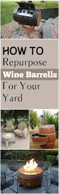 Creative Ways To Use Wine Barrels In Your Yard Outdoor Dekorationen Garten Upcycling Haus Und Garten