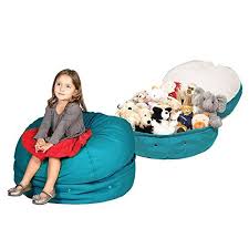 Mimish Storage Beanbag A Stylish Storage Solution Stylish Storage Solutions Stuffed Animal Storage Kids Room Organization