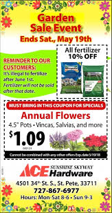 Ace hardware wanted to produce an online version of their annual report to cut down on printing costs and allow for easier year to year updates. Garden Sale Event Sunshine Skyway Ace Hardware Saint Petersburg Fl