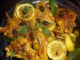 Recette De Poulet Au Citron Et Aux Olives