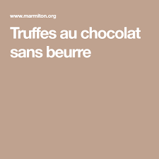 Truffes Au Chocolat Sans Beurre Recette Truffes Au Chocolat Recette Truffe Chocolat Truffe