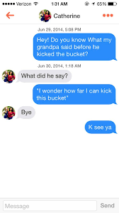 This sort of comment is way too highbrow for askreddit. The 25 Funniest Tinder Conversations Ever Gallery