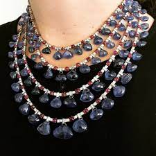 Breathtaking Bulgari This Incredible Sapphire Ruby And Diamond Necklace Dates From Ruby And Diamond Necklace Chunky Jewelry Necklace Diamond Necklace Designs