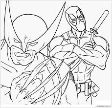 Created by rob liefeld and fabian nicieza, deadpool first appeared in the comic 'new mutants' in february 1991. Deadpool And Wolverine Coloring Pages Deadpool Coloring Pages Coloring Pages For Kids And Adults