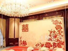 Chinese Wedding Backdrop Pernikahan