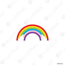 See also 🏳️‍🌈 rainbow flag. Regenbogen Illustration Logo Stock Vektorgrafi Crushpixel