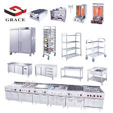 Cooking equipment when you're buying equipment for your food truck, you can expect to devote the bulk of your budget to cooking equipment. Grace Stainless Steel China Mobile Kitchen Hotel Catering Commercial Kitchen Equipment Restaurant Grace