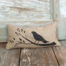 Bird Stoppers For Roof Tiles Bird And Branch Burlap Feed Sack Doorstop Door Stop Etsy Burlap Burlap Crafts Pink Burlap