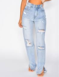 64,9% coton/ 32,1% polyester/3% élasthanne. Jeans Taille Haute Patte D Eph From Jeans Industry On 21 Buttons