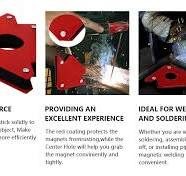 ABN Arrow Welding Magnet - 50lb Positioning Square Welding Clamp