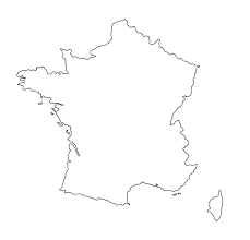 Carte de france départements villes et régions. Carte Vierge France Gourmandises A Volon The