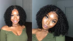 How To Define Curls On 3c 4a Hair Wash N Go Hairstyle Ft Yeah Wigs 4a Hair Natural Hair Styles Easy 3c 4a Hair