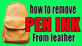Some resources or sponsored videos: How To Remove Dye Transfer Ink Biro Marks On Leather Youtube