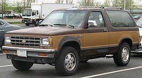 Chevrolet S 10 Blazer Wikipedia In 2020 Chevrolet S 10 Chevrolet S 10