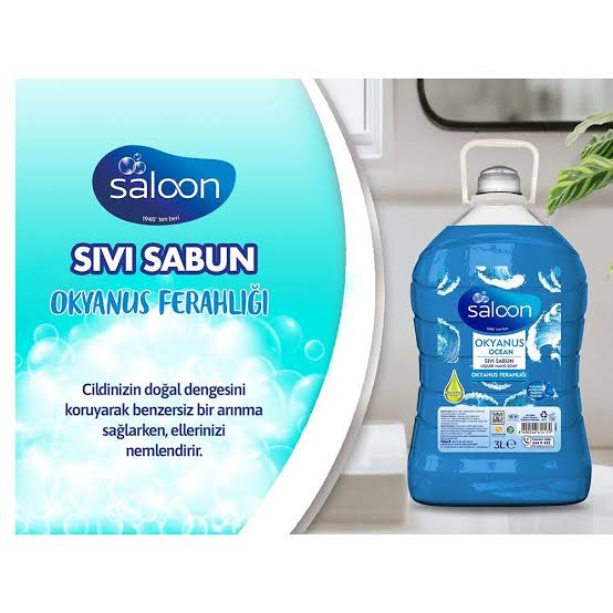 Saloon Sıvı Sabun Okyanus Ferahlığı 3 Litre