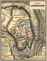 Ancient Jerusalem Map Ancient Jerusalem Map Ancient Jerusalem Bible Mapping