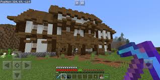 Here S A Little Bit Of My First Village Inn Stables Blocks Used White Concrete White Glass Spruce Wood Half Slabs Trapdoors Doors Logs And Stairs Minecraftbuilds Sometimes going simple is the right way to go about things.