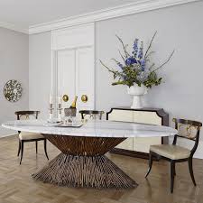 Ambella Home Collection Wtc 11080 Dining Table Bases Oval Table Dining Dining Table