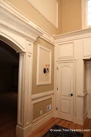 Interior alterations to open up the kitchen to enjoy the view of the lake and a new master suite addition on the second floor Doorways And Archways Trim Team Nj Woodwork Fireplace Mantels Home Improvement Archway Wainscoting Wall Fireplace Mantels