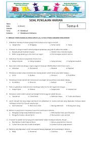 Soal Tematik Kelas 6 Sd Tema 4 Subtema 1 Globalisasi Di Sekitarku Dan Kunci Jawaban Ww Bimbelbrilian Com