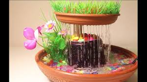 Your garden would be filled with beautiful looking birds. How To Make Tabletop Rain Waterfall Fountain Diy Bird Bath Fountain Youtube