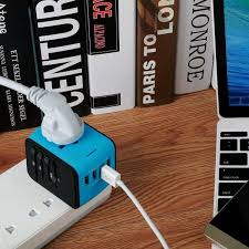The 4 Port Usb All In One Adapter You Need Go To 200 Countries With Only One Adapter Power Adapter Travel Power Adapter Usb