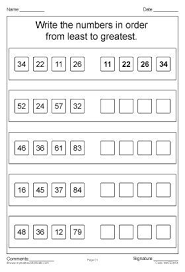 Least To Greatest 1 To 100 Worksheet Part 1 First Grade Math Worksheets 2nd Grade Math Worksheets 1st Grade Math Worksheets