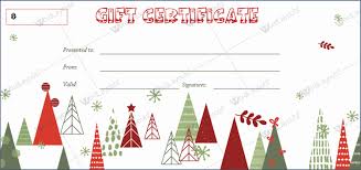 Choose one of the certificate design templates in the free online certificate maker and add your personal style. 30 Christmas Gift Certificate Templates Best Designs Word