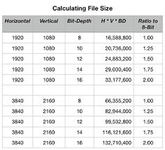 how video bit depth affects file size larry jordan