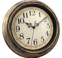 Amazon.com: Plumeet Retro Wall Clock, 12'' Non Ticking ...